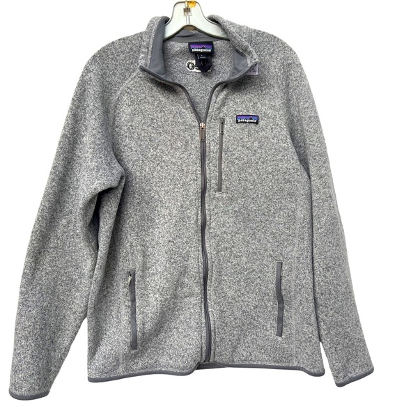 Patagonia Jackets & Coats Patagonia Full Zip Mens Better Sweater Large L Gray Poshmark